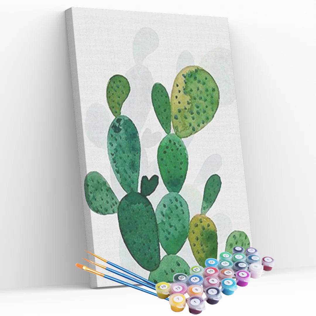 Peinture par numéros - Cactus