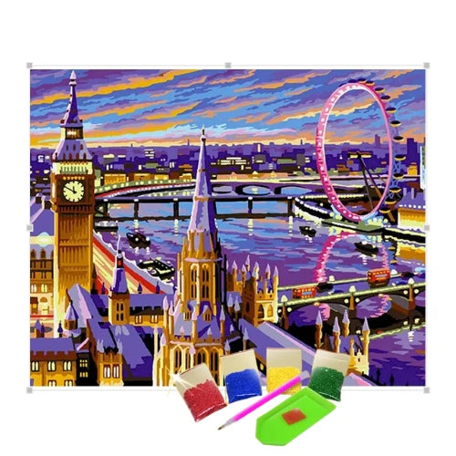 Broderie Diamant - Londres Art