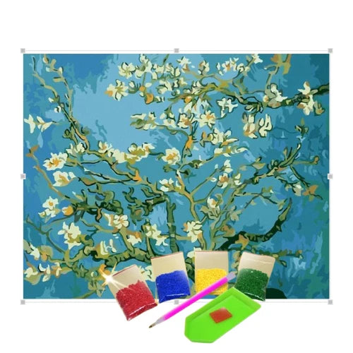 Broderie Diamant - Amandier en Fleurs Van Gogh