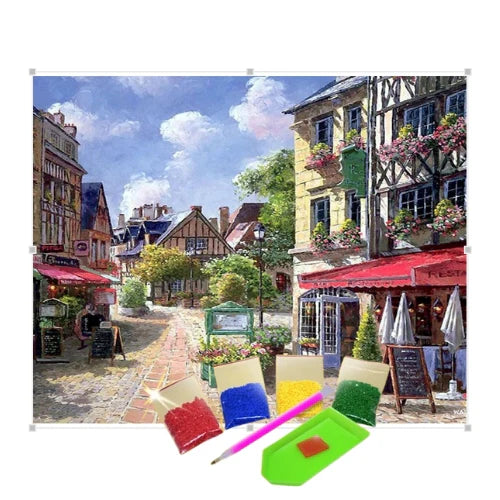 Broderie Diamant - Village Européen