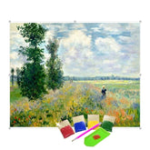 Broderie Diamant - Champ de Coquelicots Monet