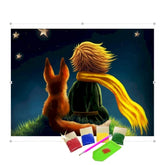 Broderie Diamant - Le Petit Prince et le Renard Étoilé