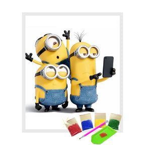 Broderie Diamant - Minions