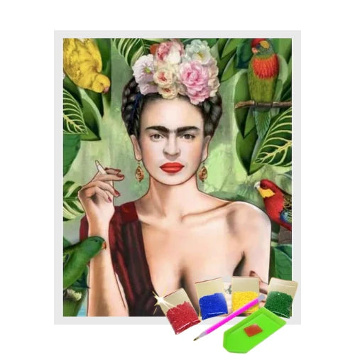 Broderie Diamant - Thé de Frida Kahlo