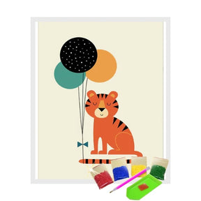 Broderie Diamant - Petit Tigre