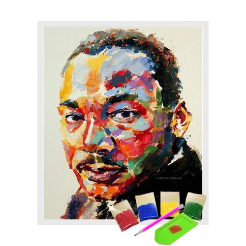 Broderie Diamant - Martin Luther King