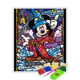 Broderie Diamant - Mickey Sorcier en Mosaïque