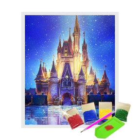 Broderie Diamant - Château de Disney