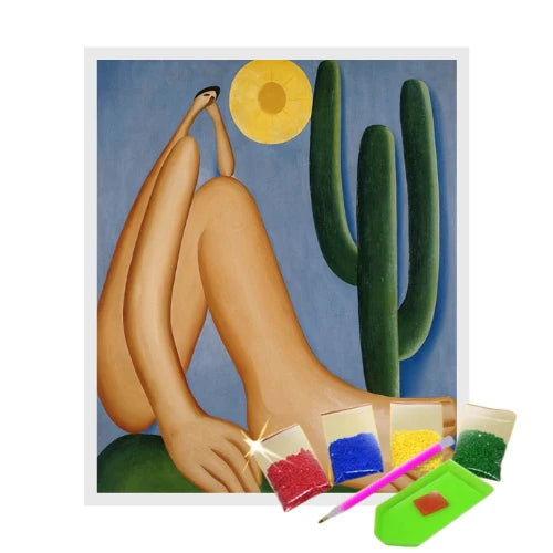 Broderie Diamant - Abaporu Tarsila do Amaral