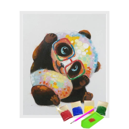 Broderie Diamant - Petit Panda