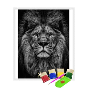 Broderie Diamant - Lion