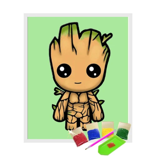 Broderie Diamant - Baby Groot