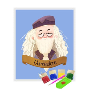 Broderie Diamant - Dumbledore Harry Potter