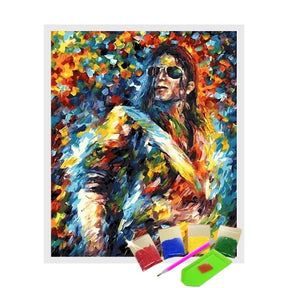 Broderie Diamant - Michael Jackson Art