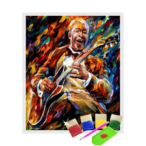 Broderie Diamant - B.B. King Art